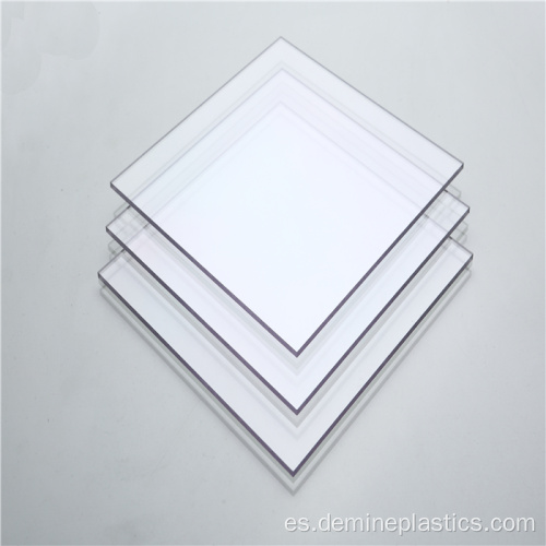Puertas interiores de plástico Panel transparente sólido de policarbonato